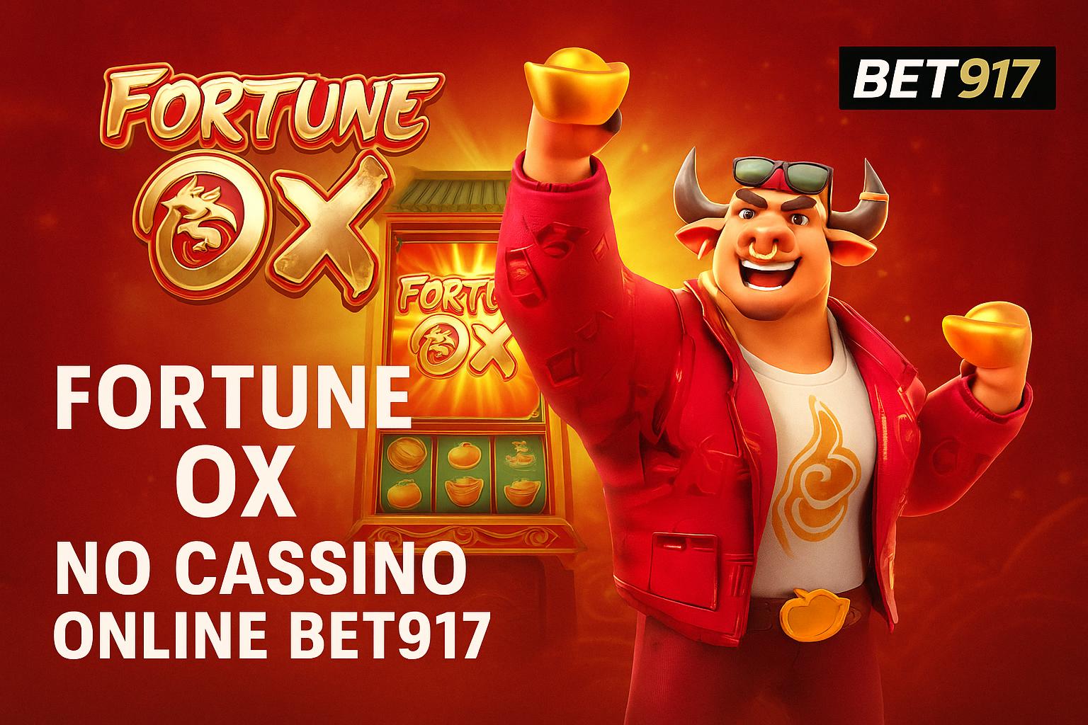 Fortune Ox no BET917T - Aposte Agora e Reivindique Seus Ganhos